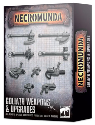 40K Necromunda Goliath Gang Weapons + Upgrades Sprue Warhammer Melta