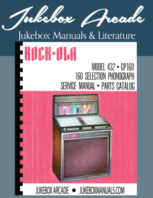 Rock Ola 477 /"MAX/" Service Manual /& Parts List with Troubleshooting Guide New