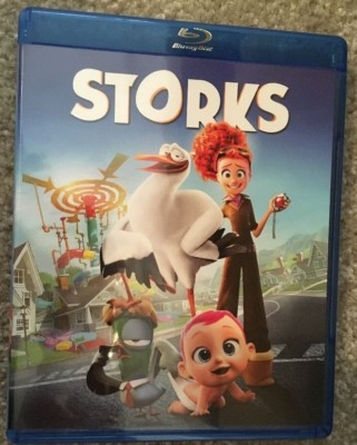 Storks (Blu-ray Disc & DVD, 2016) MOVIE FUN FOR ALL AGES 2 DISC SET
