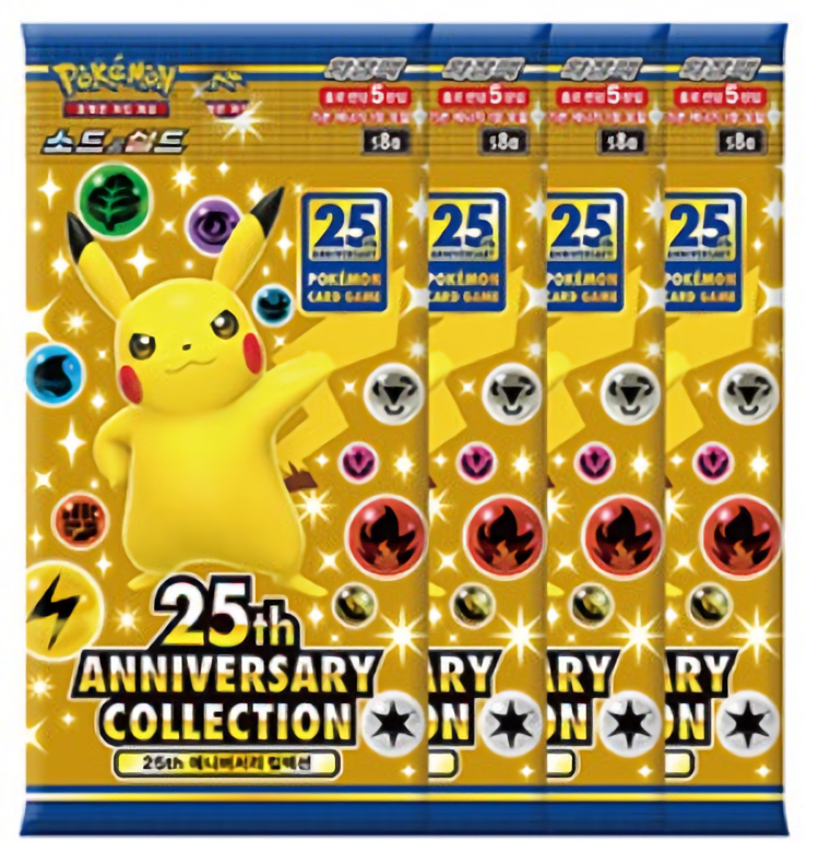 Pokemon Card 25th Anniversary Collection Expansion Korean Version