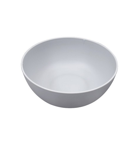 Set of 4 | Mainstays Plastic Cereal Salad Bowls, Round, Light Gray 38-Ounce