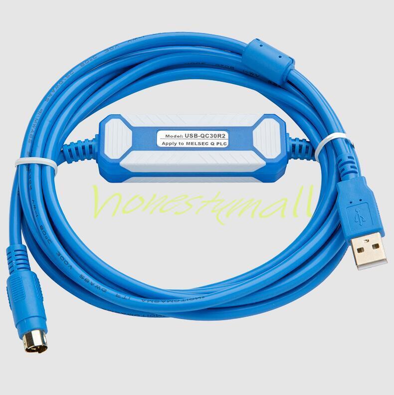 Neu 1PCS Für Mitsubishi Q-Serie Plc Programmierkabel USB-QC30R2 Anschluss