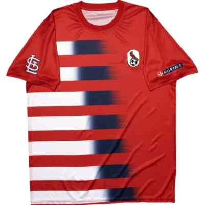 St Louis Cardinals MLB Red Soccer Jersey - Adult XL - New