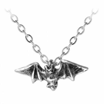 Alchemy Gothic Kiss of the Night Pendant Necklace   Local Stock   Gothic