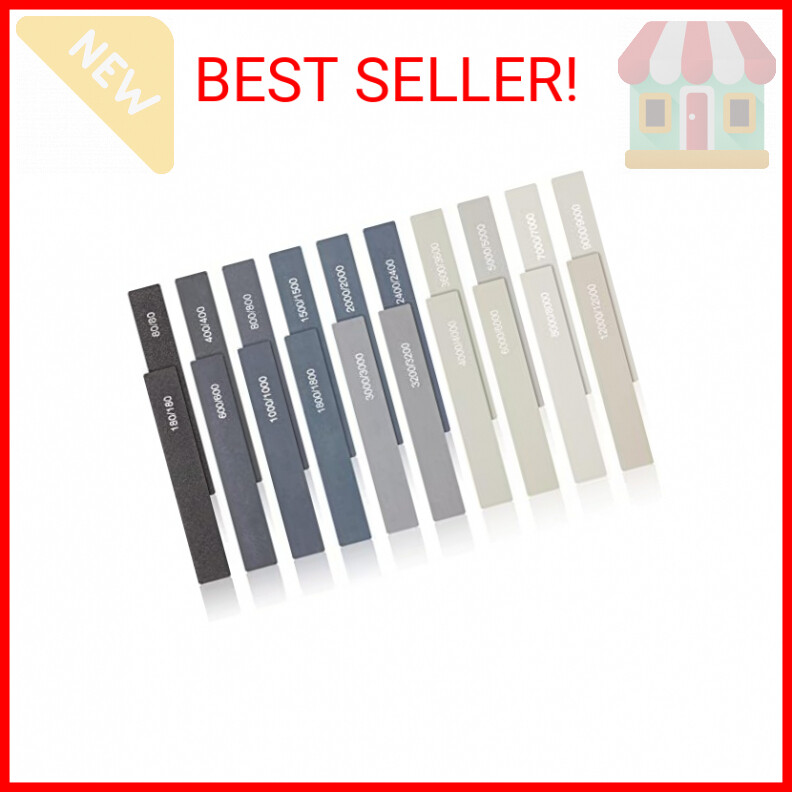 20-Piece Sanding Sticks for Plastic Models - Polishing and Buffing Tools for Cra