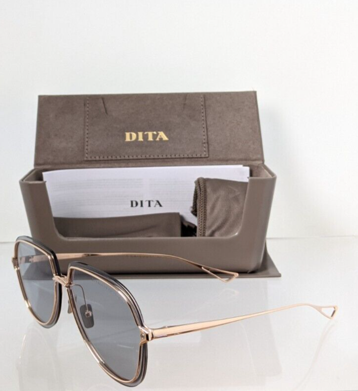 Pre-owned Dita Authentic  Sunglasses Nightbird - Three Dts 520-62-02 Gold Frame In Gray