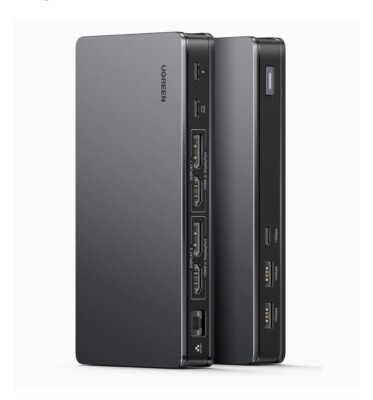 UGREEN Revodok Pro 209 USB C Docking Station - Dual Monitor 4K@60Hz, 9-in-1 Hub