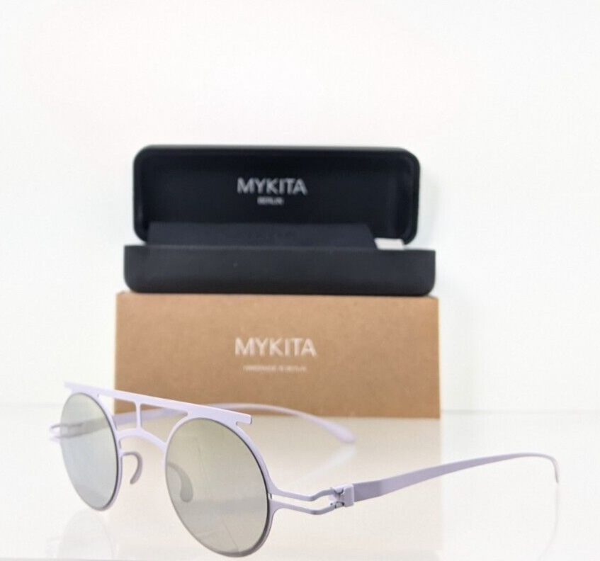 Pre-owned Mykita Brand Authentic  Sunglasses Hamilton Col F19 Mauve 38mm Frame In Gray