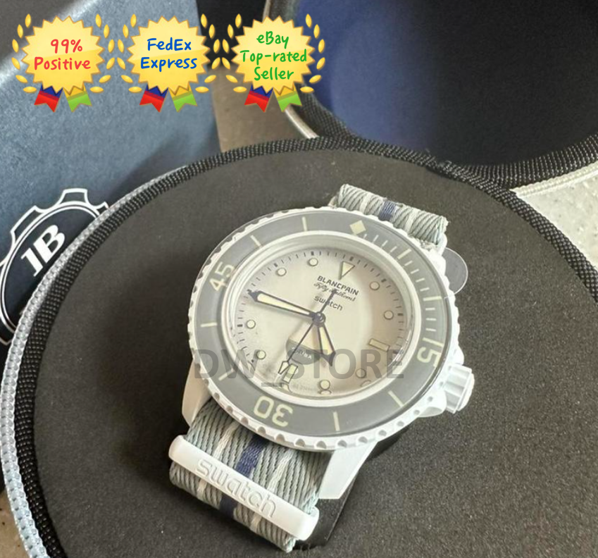 Blancpain x Swatch Bioceramic Antarctic Ocean Watch Scuba Blancpain x Swatch Bioceramic Antarctic Ocean Watch Scuba