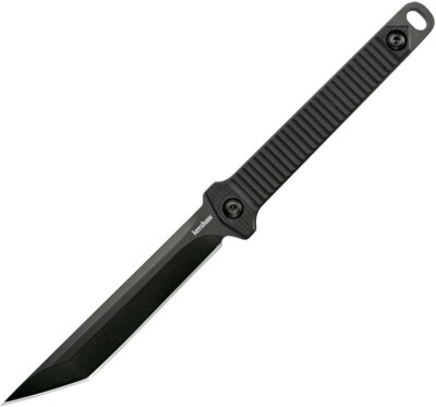 Kershaw Black Dune Tanto Dagger Neck Knife Full Tang 8Cr13MoV 4008 7 1/2'' OA New