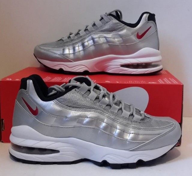 air max 95 silver gs air max 95 silver gs