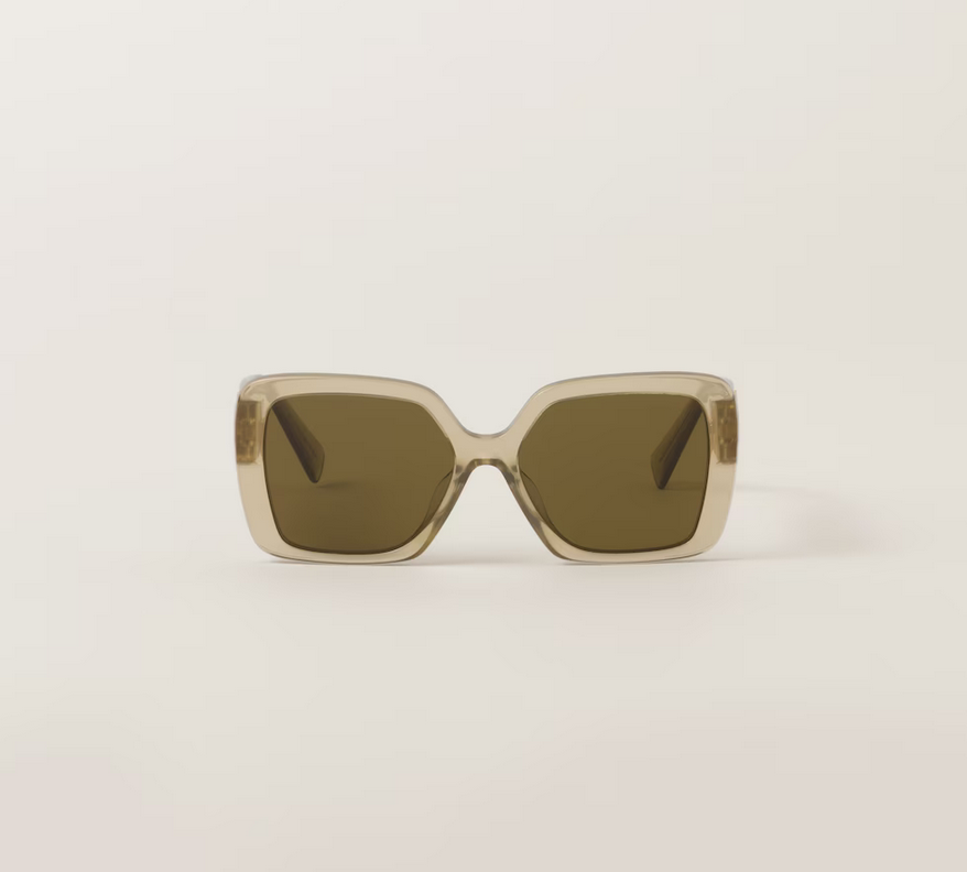 Pre-owned Miu Miu Brand 2024 Miu-miu Women Sunglasses Mu 10ys 11m-01t Authentic Italy Frame S In Brown