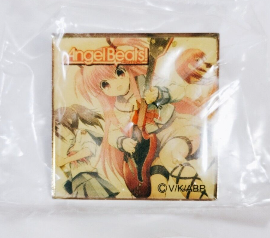 Angel Beats! Official Pin badge Jun Maeda VISUAL ARTS Key