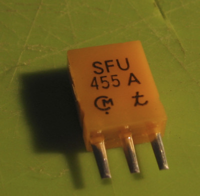 qty 2 MURATA SFU455A 455KHz Piezo Ceramic Filter for AM Applications