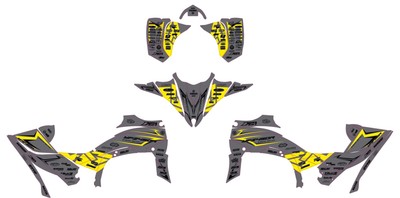 Fits YAMAHA YFZ 450R ATV decals stickers graphics kit 2014 to 2023 racing thick