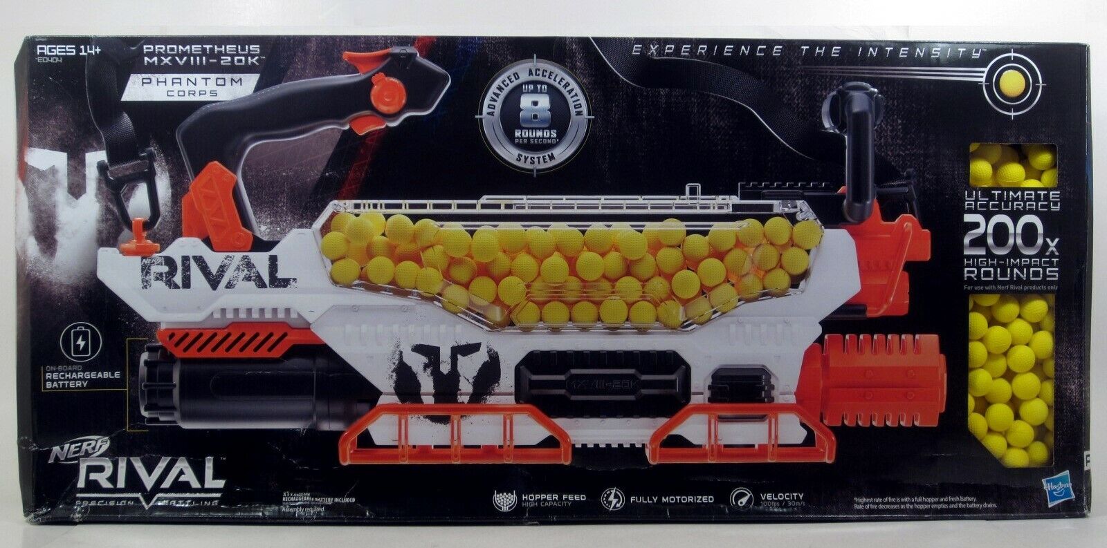 Nerf Rival Prometheus MXVIII-20K Blaster with 200 Rounds Nerf Rival Prometheus MXVIII-20K Blaster with 200 Rounds