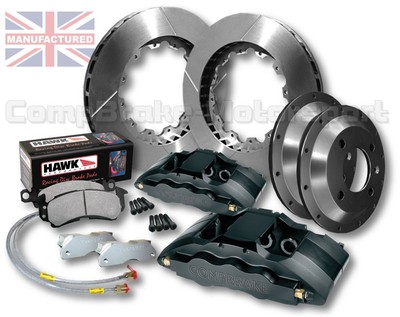 FITS FORD ESCORT COSWORTH 4X4 17"WHEEL , 6 POT CALLIPERS 330x32mm BIG BRAKE KIT