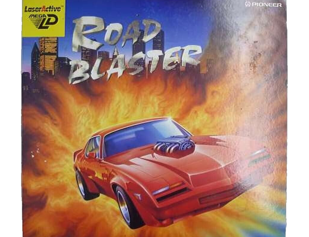 Road Blaster Pioneer Laser Active Sega Mega LD Data East Road Blaster Pioneer Laser Active Sega Mega LD Data East