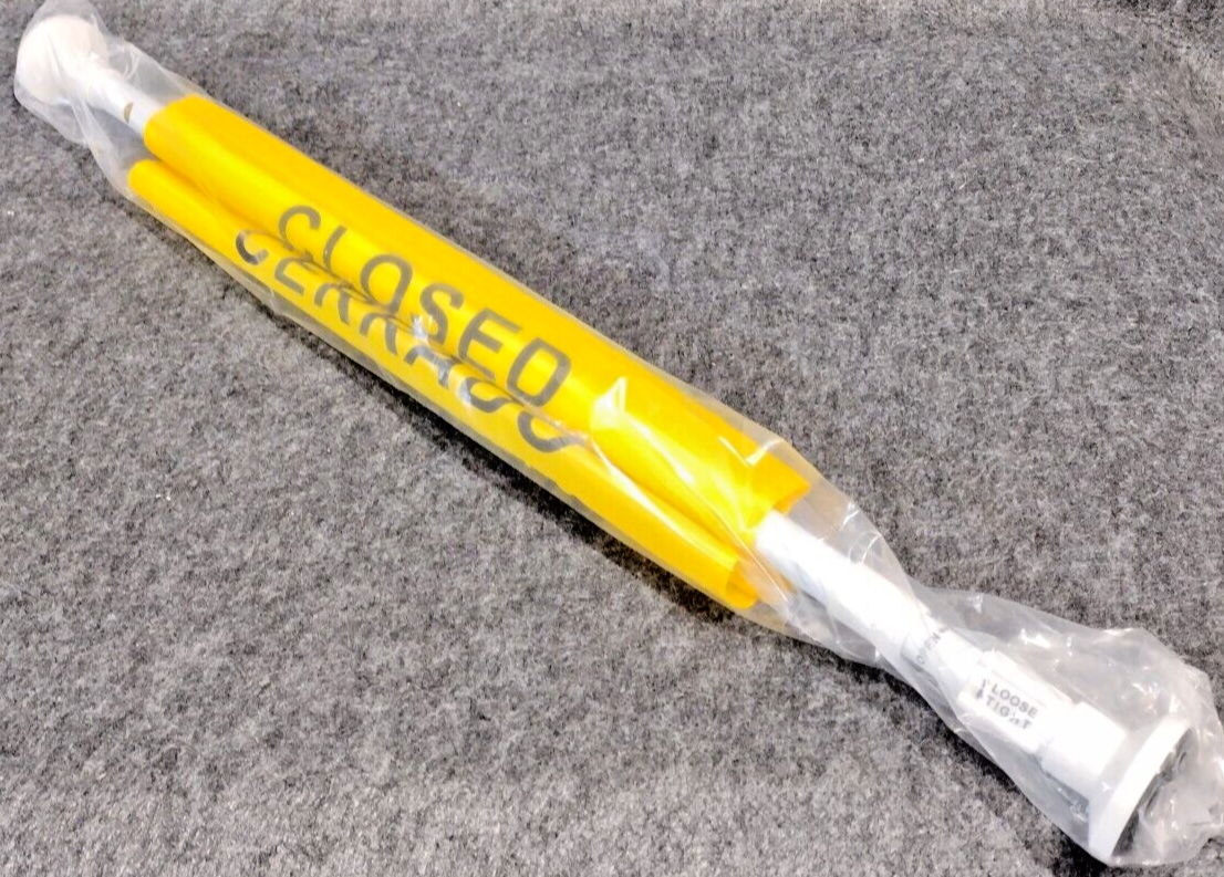 Closed For Cleaning Door Safety Barrier Sign 30-52" Twist-Lock Pole Tolco 320210