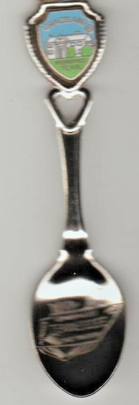 Graceland Memphis Tennessee Quitar Banjo Souvenir Spoon Home Elvis Mansion Chata