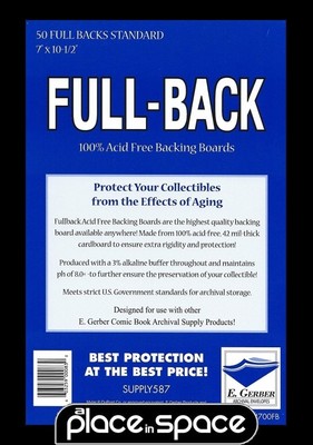 UPC 603259000830 product image for 50 Standard Size Full Back Comic Backing Boards 7