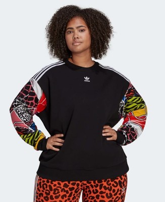 

Женский свитер Adidas Rich Mnisi, черный, Black multi