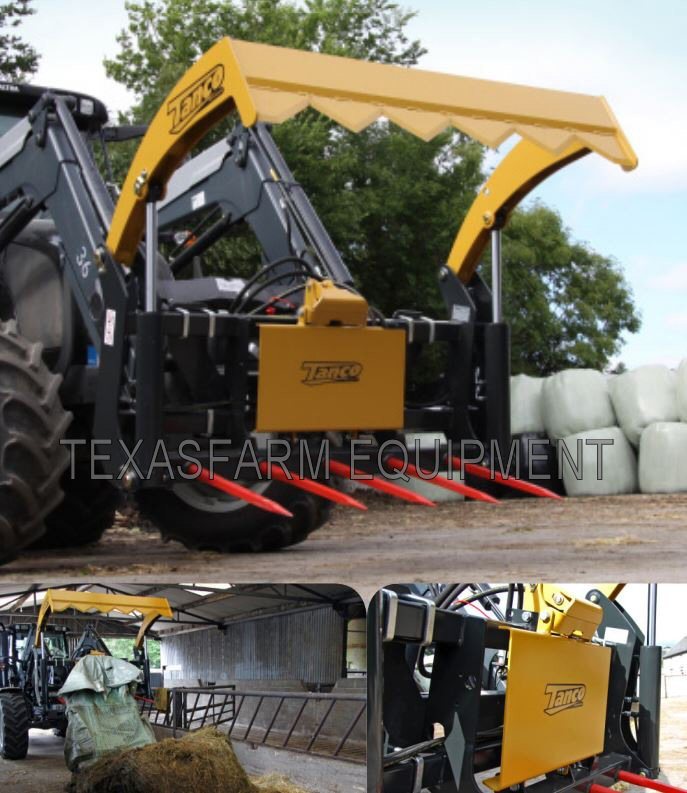 5' Round Bale Shear,Retains Net/Plastic - Ships Free to TX & Surrounding States!