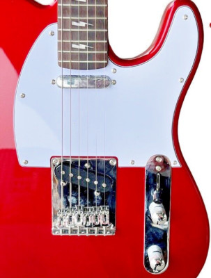 Aiersi Guitar TL-10 Plus Lightning Fiesta Red SPARKLE-