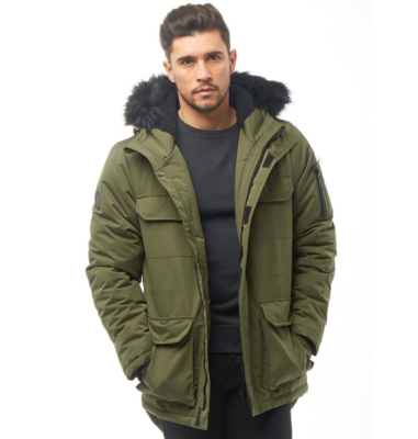 Bellfield parka with faux fur hood 2025