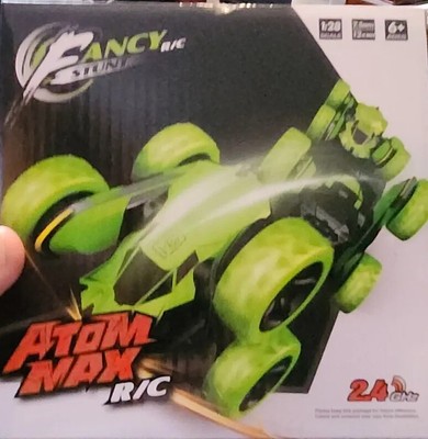 New in Box Fancy R/C Stunt Atom Max RC Green 2.4 GHZ - Three King