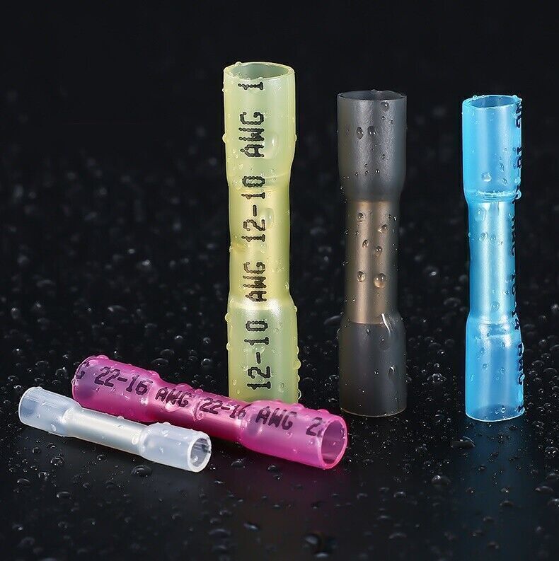 Assortment Heat Shrink Wire Connectors Electrical Ring Spade Crimp Terminal USA