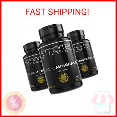 (3 Bottles) 15mg Zinc Glycinate from Albion  6 Essential Trace Bisglycinate Mine