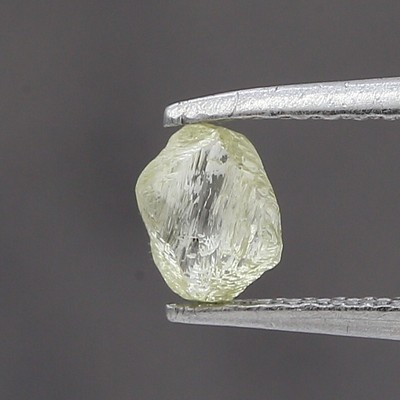 RAW DIAMOND 0.43TCW YELLOW GREEN MIX COLOR NATURAL POLYGON SHAPE FANCY DIAMOND
