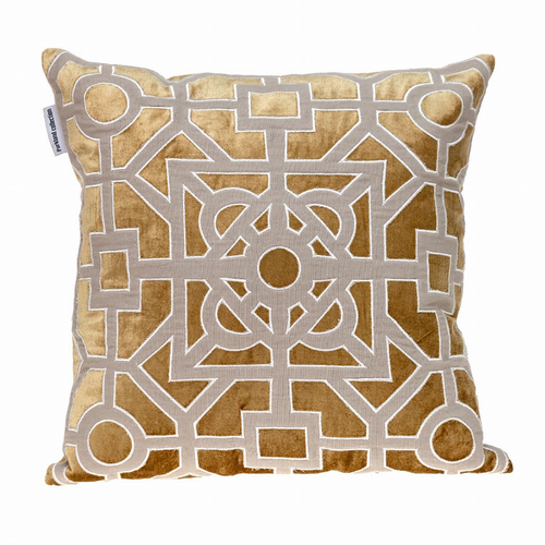 Декоративная подушка Parkland Collection Hazel Transitional Зеленый/Шалфей 18 x 18