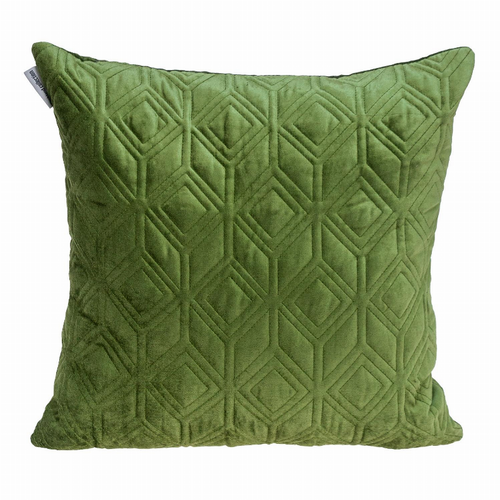 Стеганая подушка Parkland Collection Aleta Transitional оливкового цвета 12 x 24
