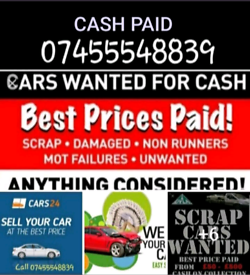 Cars wanted ☎️🚘any condition best price paid 