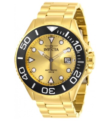 Invicta Grand Diver Automatic Men's 50mm Gold 300M Pro Diver Watch 28760