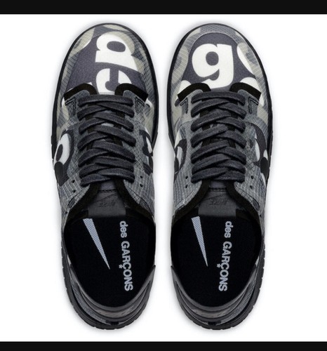 Pre-owned Nike Dunk Low Comme Des Garcons Print Black 2020 Cz2675-001 Us W Size 9.5 -