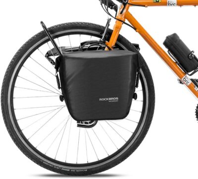 ROCKBROS Bike Pannier Rear Rack Bag Front Roller Panniers Bag Front Rack Bag 2pc