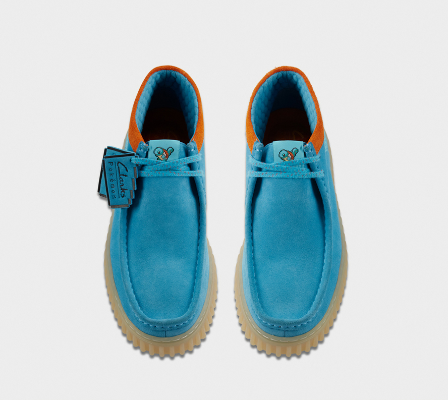 Pre-owned Clarks Torhill X Pokémon Torhill Explore Blue Suede, "2023"