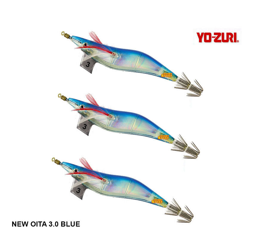 10 TOTANARE YO ZURI NEW OITA BLUE  MIS 3 PESCA SEPPIA CALAMARO