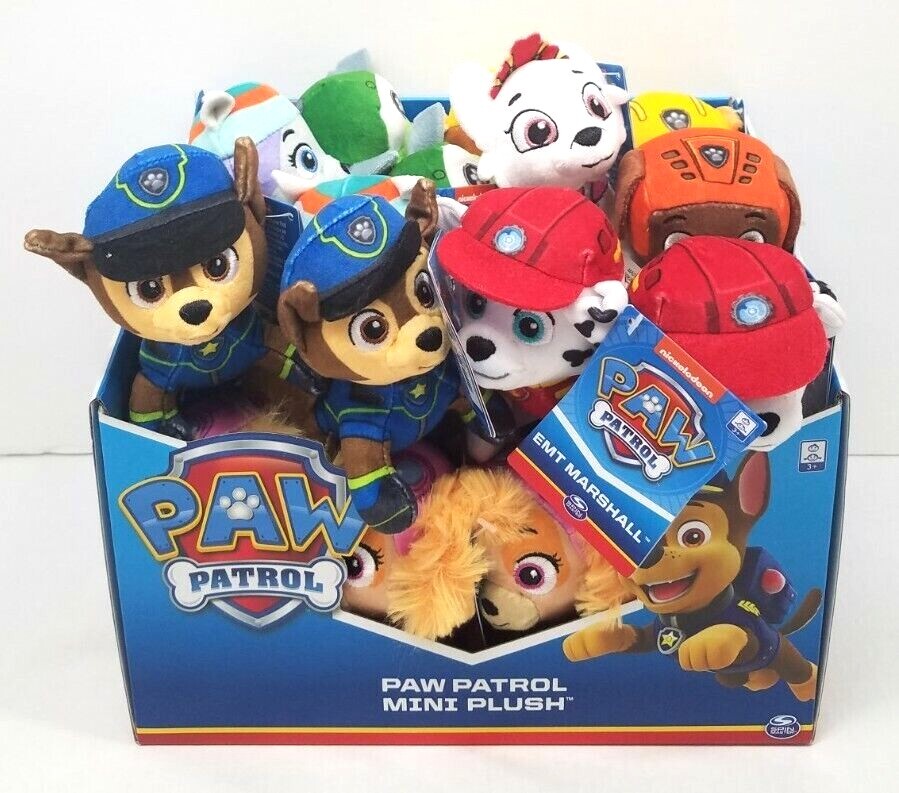 Paw Patrol Mini Plush 13cm/5in YOU PICK and CHOOSE Cute Squishies