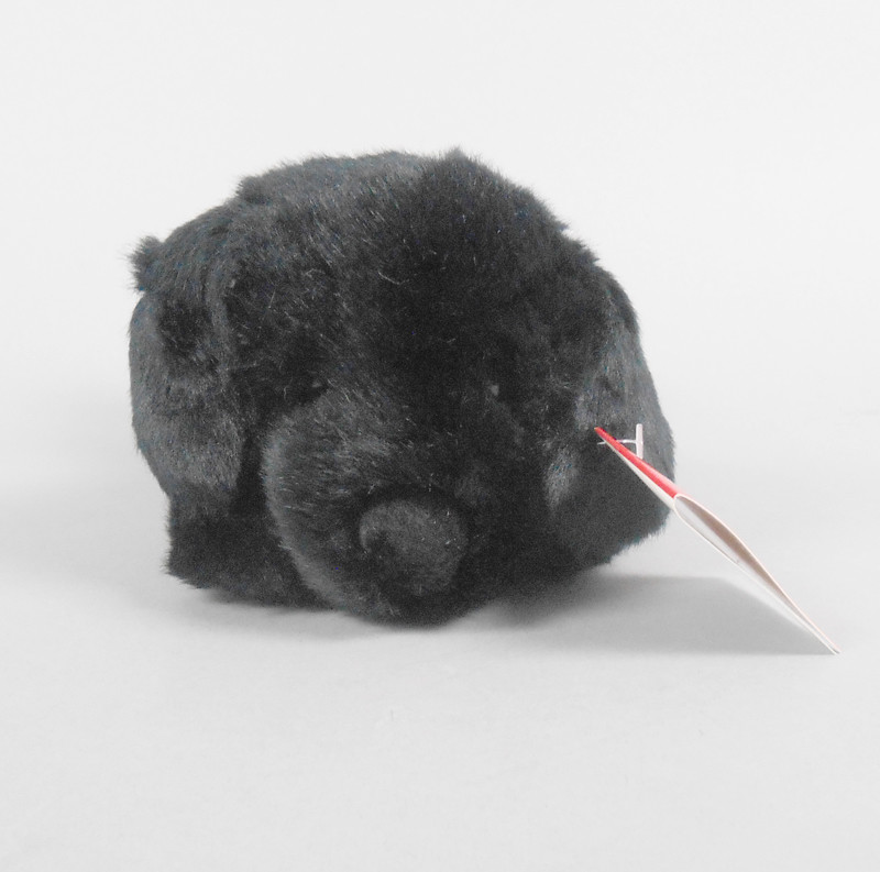 Russ Small Ginger Dog Plush Black Lab Toy 10