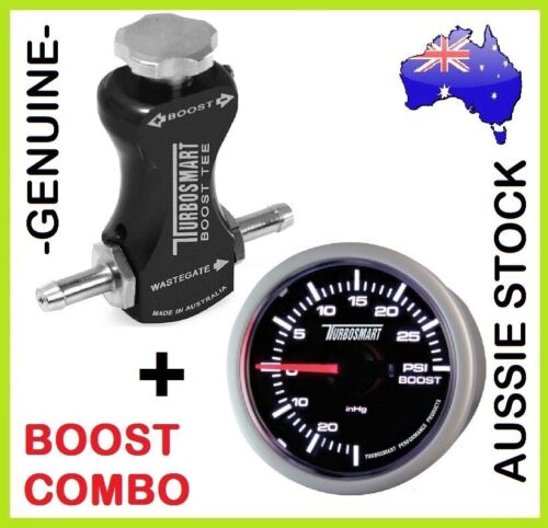 *GENUINE* TURBOSMART Boost Tee Black Turbo Boost Controller + 52mm Boost Gauge *GENUINE* TURBOSMART Boost Tee Black Turbo Boost Controller + 52mm Boost Gauge