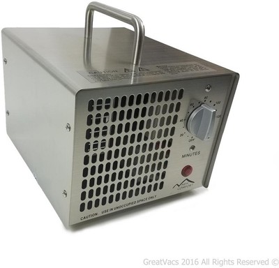 Portable Air Purifier 120-Volt 80 CFM Fan Ozone Generator Filter Stainless Steel