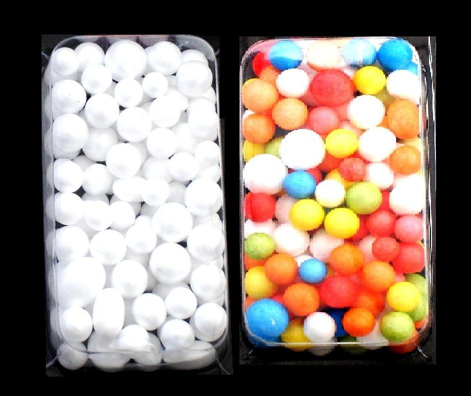 Mixed Size / Colour Polystyrene Fishing Foam Balls for Pop up Baits