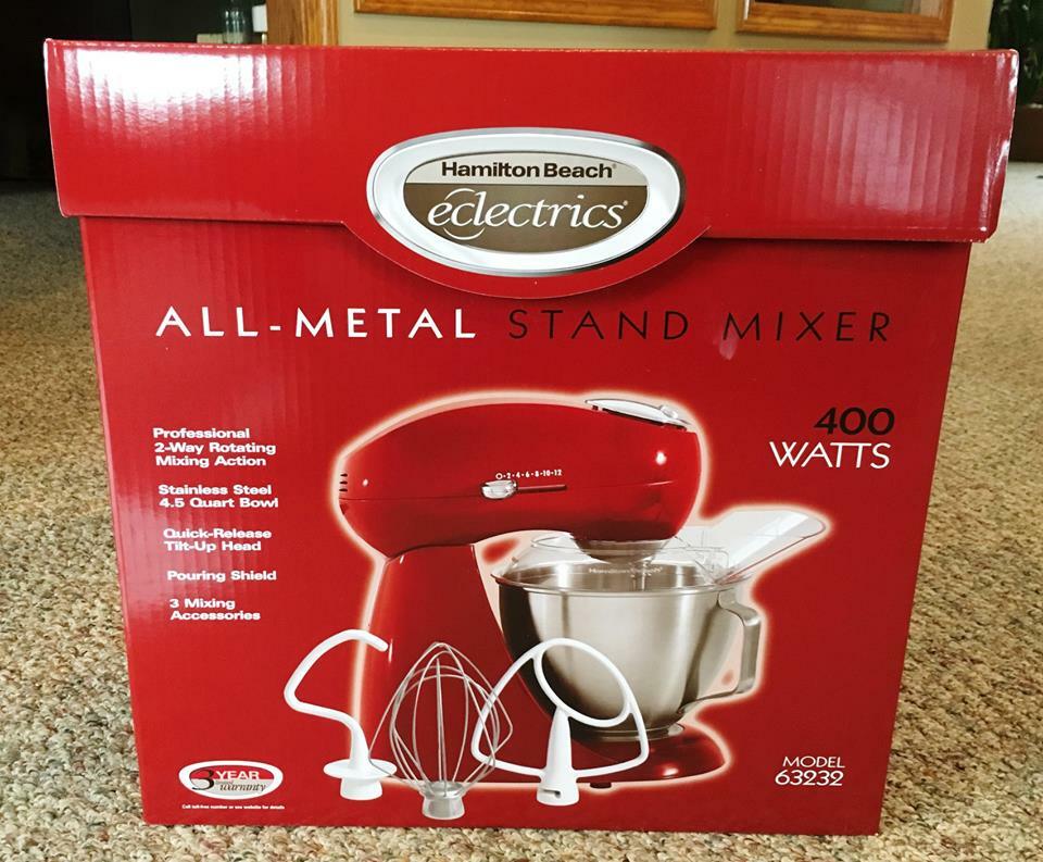 Hamilton Beach Electric 4.5-Quart Stand Mixer Model 63232