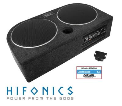 HIFONICS VRX82A 20 cm (8'') Aktiv Subwoofer für Reserveradmulde mit Passivmembran