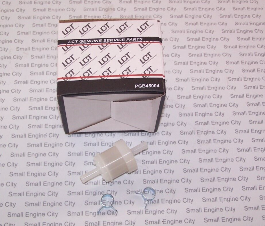 1/4" In Line Fuel Gas Filters Shut Cut Off Valves Clamps 493960 - Foto 5