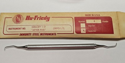 Hu-Friedy -Gracey 1/2 #2 HANDLE, DOUBLE END AFTER FIVE Instrument - BRAND NEW 